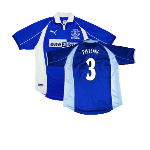 Everton 2000-01 Home Shirt (S) (Excellent) (Pistone 3)