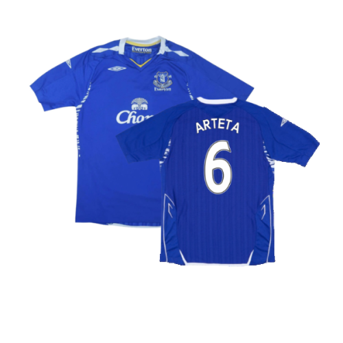 Everton 2007-08 Home Shirt (l) (Very Good) (Arteta 6)