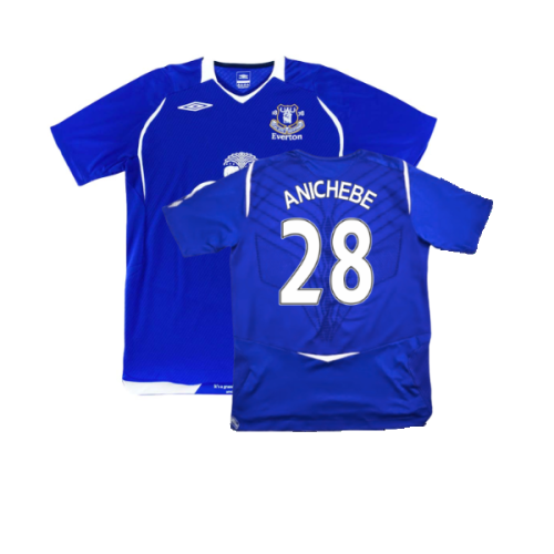 Everton 2008-09 Home Shirt (XXL) (Excellent) (Anichebe 28)