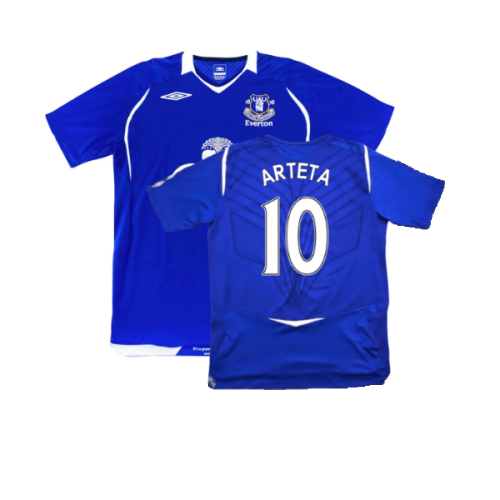 Everton 2008-09 Home Shirt (XXL) (Excellent) (Arteta 10)