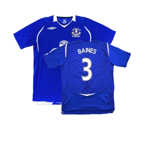 Everton 2008-09 Home Shirt (XXL) (Excellent) (Baines 3)