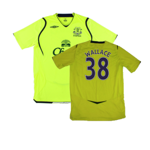 Everton 2008-09 Third Shirt (Excellent) (Wallace 38)