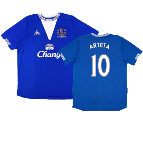 Everton 2009-10 Home Shirt (M) (Excellent) (Arteta 10)