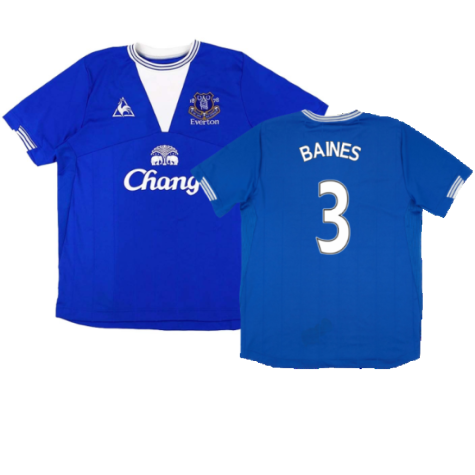 Everton 2009-10 Home (Very Good) (Baines 3)