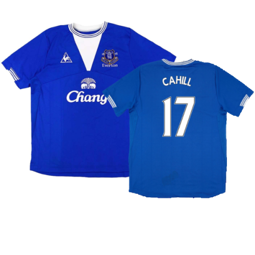 Everton 2009-10 Home Shirt (XL) (Good) (Cahill 17)