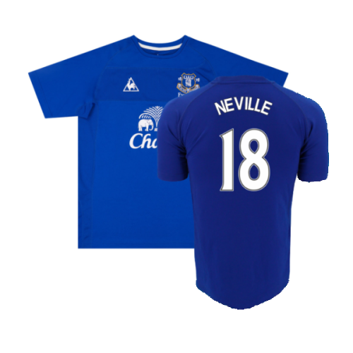 Everton 2010-11 Home Shirt (XL) (Excellent) (Neville 18)