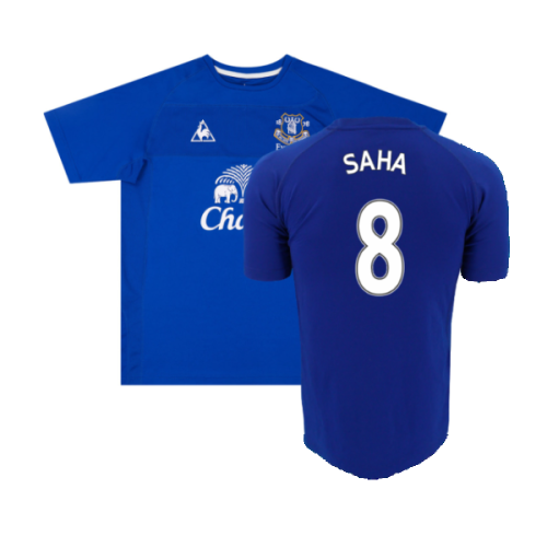 Everton 2010-11 Home Shirt (XL) (Excellent) (Saha 8)