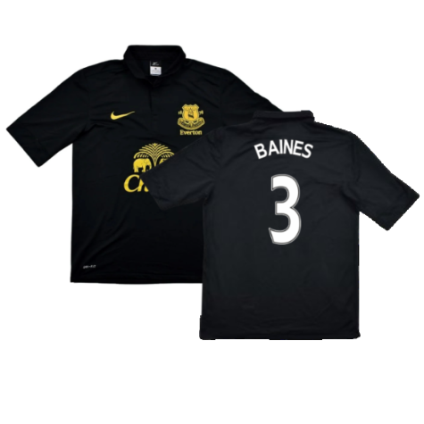 Everton 2012-13 Away Shirt (Excellent) (BAINES 3)