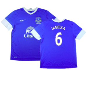 Everton 2012-13 Home Shirt (S) (Mint) (Jagielka 6)