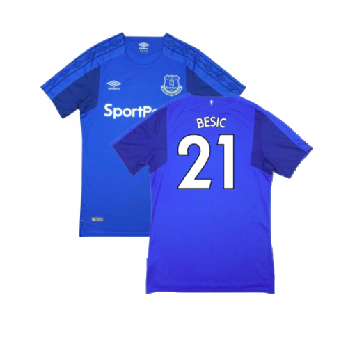 Everton 2017-18 Home Shirt (Excellent) (Besic 21)