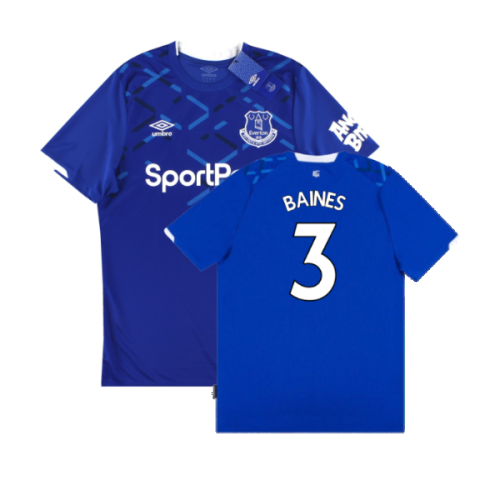 Everton 2019-20 Home Shirt (M) (Excellent) (BAINES 3)