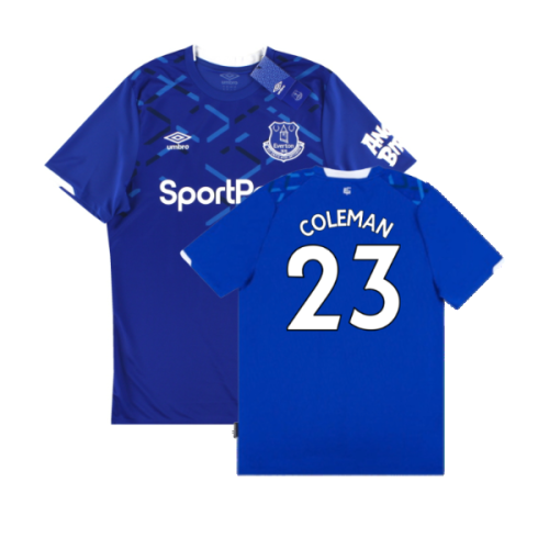 Everton 2019-20 Home Shirt (M) (Excellent) (COLEMAN 23)