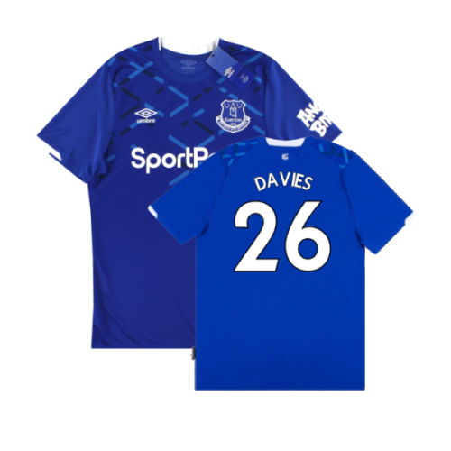 Everton 2019-20 Home Shirt (M) (Excellent) (DAVIES 26)