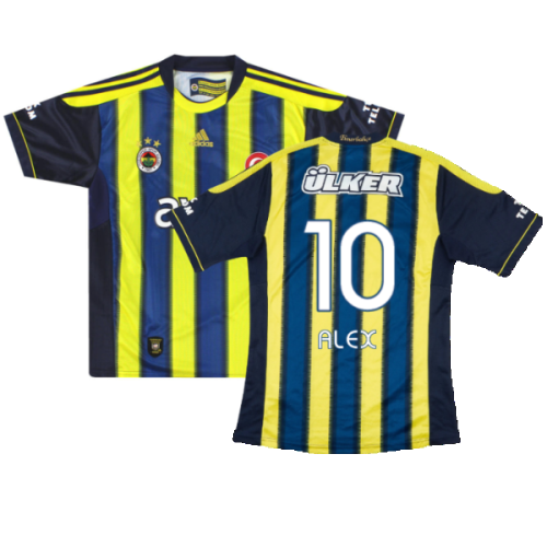 Fenerbahce 2011-12 Home Shirt (M) (Very Good) (Alex 10)