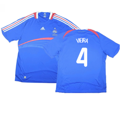 France 2007-08 Home Shirt (M) (Excellent) (Vieira 4)