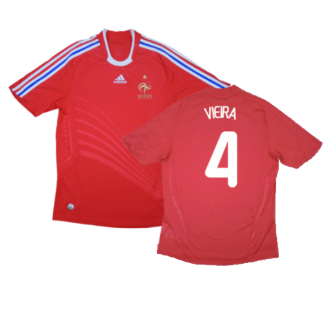 France 2008-10 Away Shirt (XXL) (Good) (Vieira 4)