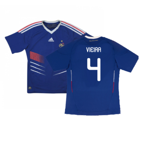 France 2010-11 Home Shirt (XL) (Very Good) (VIEIRA 4)