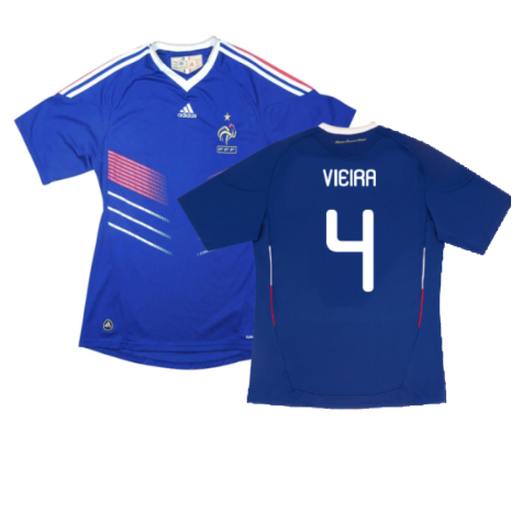 France 2010-2011 Home Shirt (L) (Excellent) (VIEIRA 4)