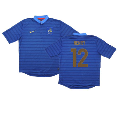 France 2012-13 Home Shirt (XL) (Excellent) (HENRY 12)