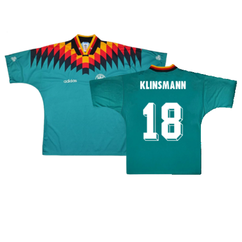 Germany 1994-96 Away Shirt (S) (Excellent) (KLINSMANN 18)