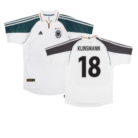 Germany 2000-2002 Home Shirt (2XL) (Good) (Klinsmann 18)