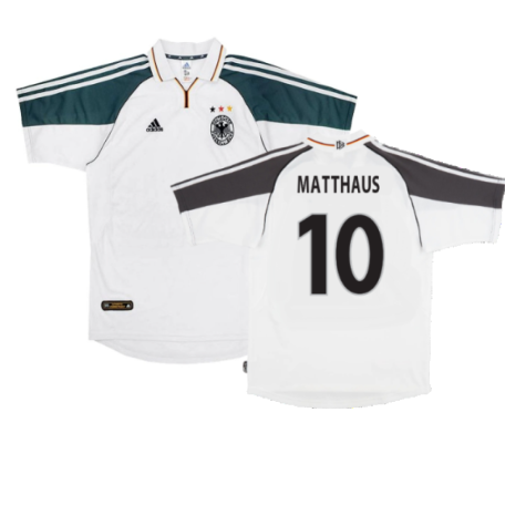 Germany 2000-2002 Home Shirt (2XL) (Good) (Matthaus 10)