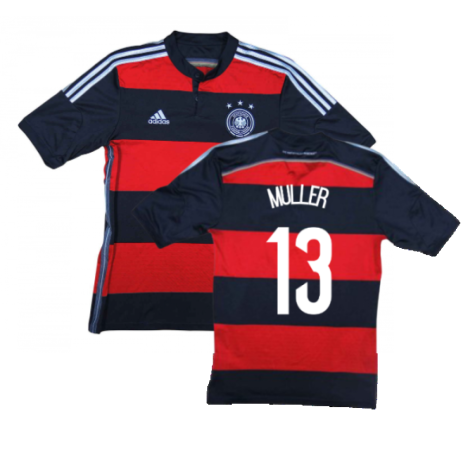 Germany 2014-15 Away Shirt (XL) (Excellent) (Muller 13)