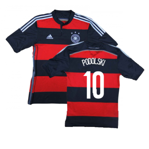 Germany 2014-15 Away Shirt (XL) (Excellent) (Podolski 10)