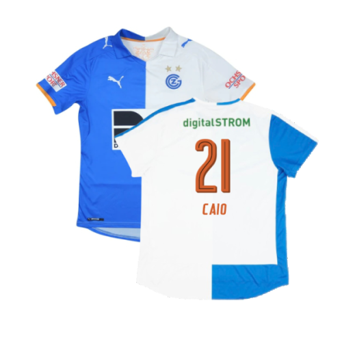 Grasshoppers 2016-17 Home Shirt (S) (Very Good) (Caio 21)