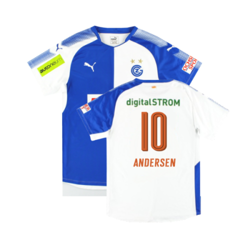 Grasshoppers 2017-18 Home Shirt (L) (Excellent) (Andersen 10)