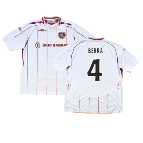 Hearts 2007-08 Away Shirt (XXL) (BNWT) (Berra 4)