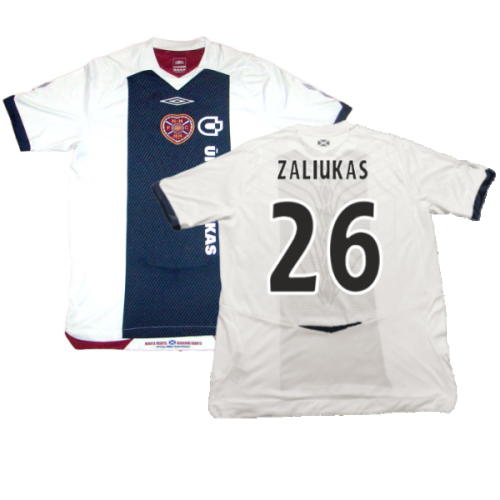 Hearts 2008-09 Away Shirt (XXL) (BNWT) (Zaliukas 26)