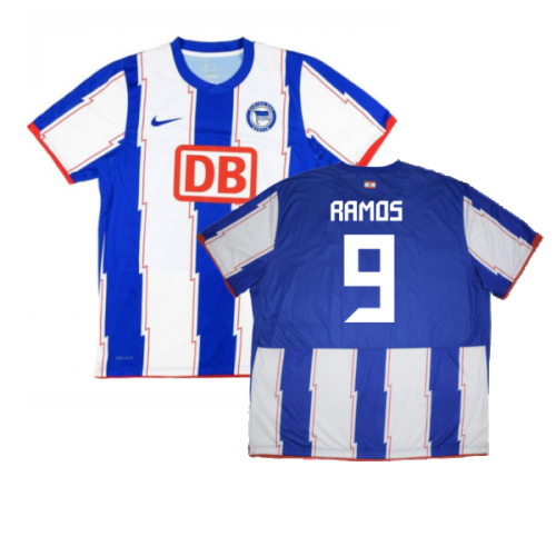 Hertha Berlin 2010-11 Home Shirt (S) (Excellent) (Ramos 9)