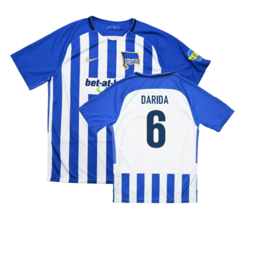 Hertha Berlin 2017-18 Home Shirt (XL) (Excellent) (Darida 6)