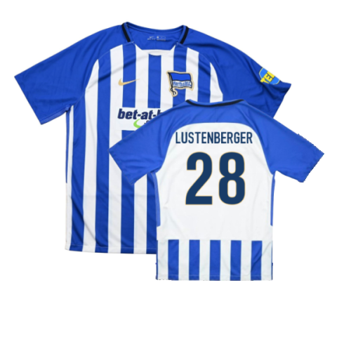 Hertha Berlin 2017-18 Home Shirt (XL) (Excellent) (Lustenberger 28)