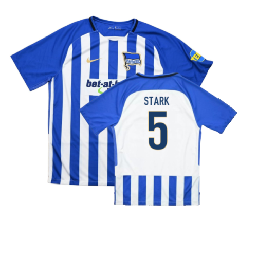 Hertha Berlin 2017-18 Home Shirt (XL) (Excellent) (Stark 5)