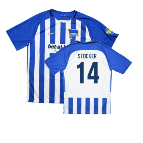 Hertha Berlin 2017-18 Home Shirt (XL) (Excellent) (Stocker 14)