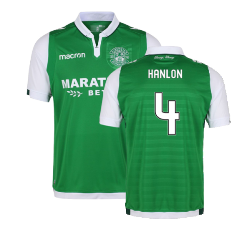 Hibernian 2017-18 Home Shirt (Excellent) (Hanlon 4)