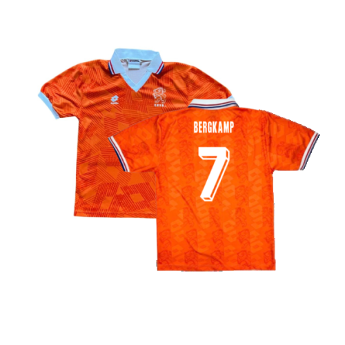 Holland 1992-94 Home Shirt (L) (Excellent) (BERGKAMP 7)