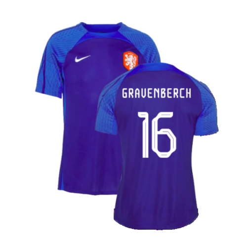 Holland 2022-23 Nike Training Shirt (L) (GRAVENBERCH 16) (Excellent)