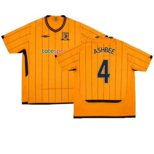 Hull City 2009-10 Home Shirt (M) (Mint) (Ashbee 4)