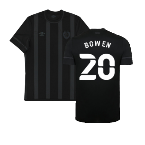 Hull City 2021-22 Away Shirt (Sponsorless) (XXL) (Bowen 20) (Mint)