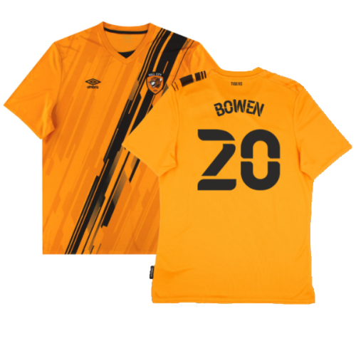 Hull City 2021-22 Home Shirt (Sponsorless) (L) (Excellent) (Bowen 20)