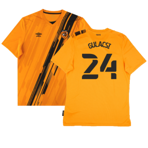 Hull City 2021-22 Home Shirt (Sponsorless) (L) (Excellent) (Gulacsi 24)