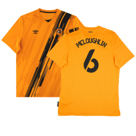 Hull City 2021-22 Home Shirt (Sponsorless) (L) (Excellent) (McLoughlin 6)
