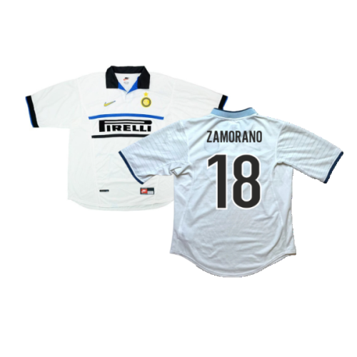 Inter Milan 1998-00 Away Shirt (Very Good) (Zamorano 18)