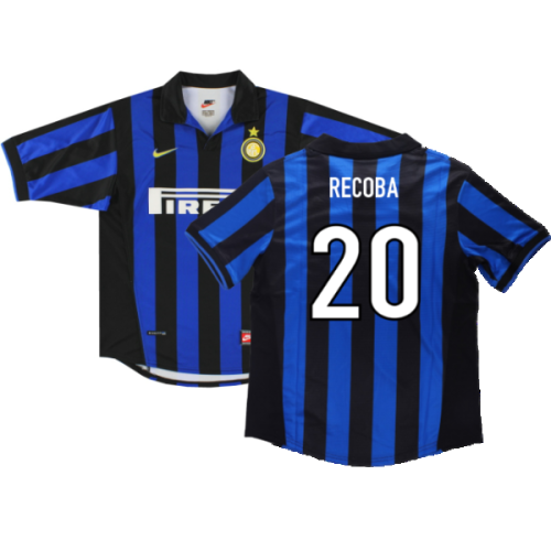 Inter Milan 1998-1999 Home Shirt (M) (Very Good) (RECOBA 20)