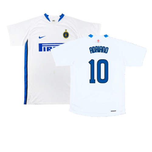 Inter Milan 2006-2007 Away Shirt (Excellent) (Adriano 10)