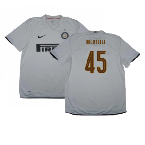 Inter Milan 2008-09 Away Shirt (XXL) (Fair) (Balotelli 45)