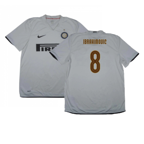 Inter Milan 2008-09 Away Shirt (XXL) (Fair) (Ibrahimovic 8)